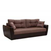 Амстердам-150 Рогожка коричневая - диван прямой