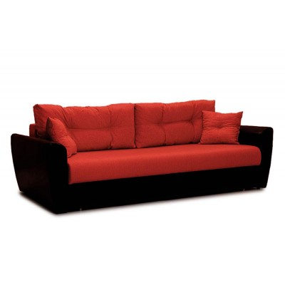 Амстердам-150 Рогожка красная - диван прямой