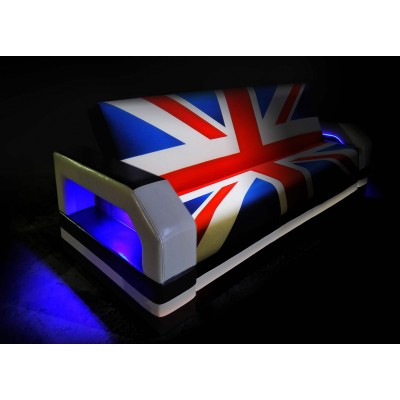 Британский флаг с подсветкой - диван книжка